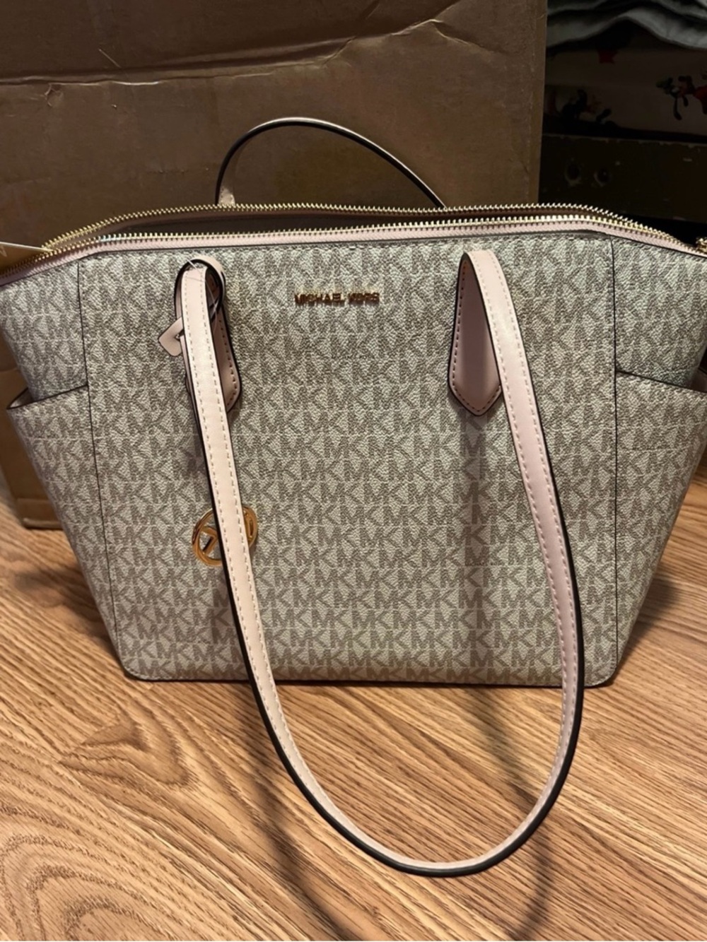 Michael Kors Marilyn Medium Signature Logo Tote Bag
